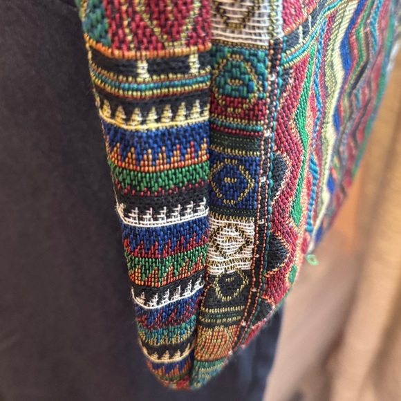 Multicolor Geometric Pattern Tote Bag - Picture 4 of 5